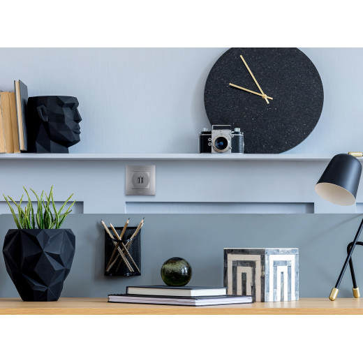 Зарядное устройство USB тип А / тип А - Legrand Etika - 3000мА 15Вт - алюминий