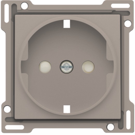 Накладка розетки с шт., с/з, бронза