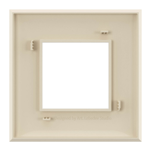 Рамка 1 пост (2 мод.), Avanti, ванильная дымка