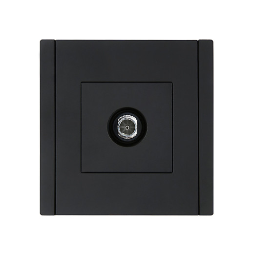 FORTE&PIANO Роз. TV оконечная FP128 чер. IEK