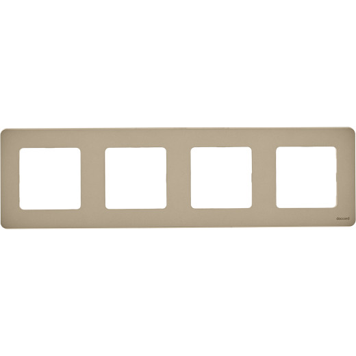 Рамка 4 поста - Legrand/Daccord Inspiria - шампань