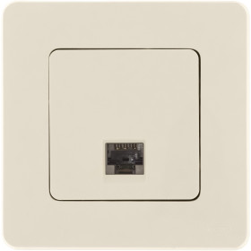 Legrand/Daccord INSPIRIA Слоновая кость Информационная розетка RJ 45 - категория 6 - UTP.