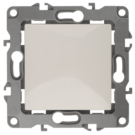 12-1103-02 ЭРА Переключатель, 10АХ-250В, IP20, Эра12, слоновая кость (10/100/3200)