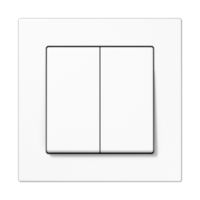 JUNG Радиопередатчик Friends of Hue, 4 группы, включает рамку арт A5581BFWW термопласт белый A500