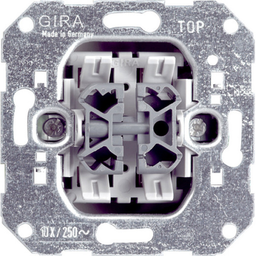 Механизм выключателя 2-клавишного. с 2-х мест