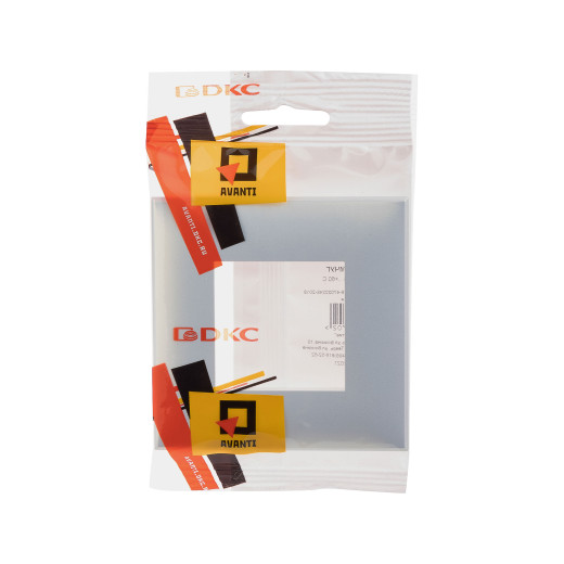 Рамка 1 пост (2 мод.), Avanti, белый жемчуг