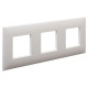 Рамка 3 поста (6 мод.), Avanti, белое облако