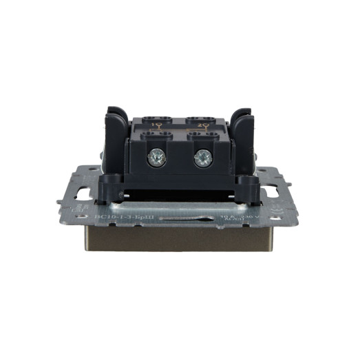 BRITE Выключ. 1-кл. перекр. 10А ВС10-1-3-БрШ шамп. IEK