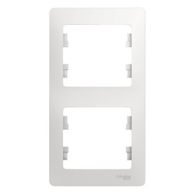 Systeme Electric Glossa Бел Рамка 2-ая, вертикальная