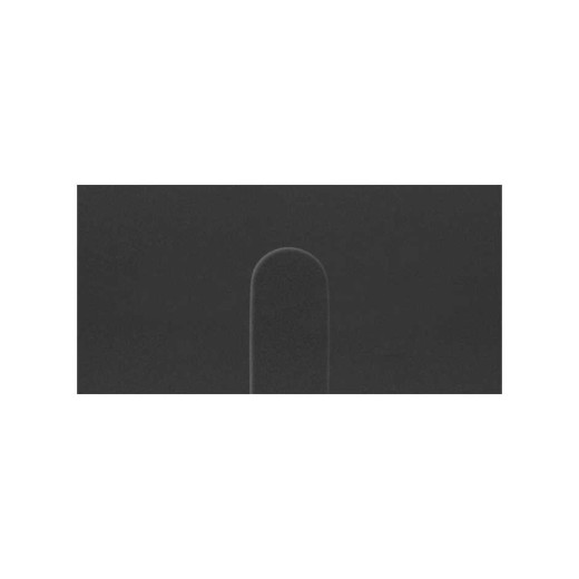 Simon 100 Черный матовый  Накладка узкого вывода кабеля