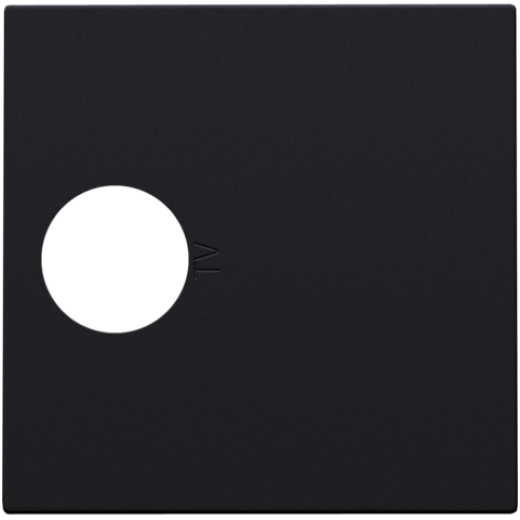 Накладка TV розетки, черный