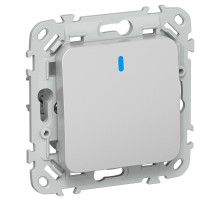 FLITE Выключ. 1-кл. прох. с инд. 10А ВС61-1-1-ФлА ал. IEK