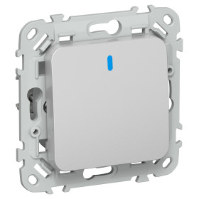 FLITE Выключ. 1-кл. прох. с инд. 10А ВС61-1-1-ФлА ал. IEK