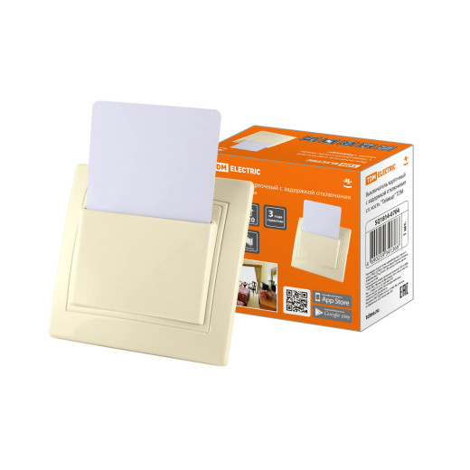 Выключатель карточный с задержкой отключения сл. кость 