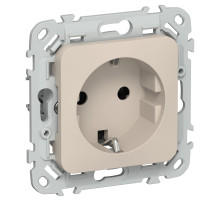 FLITE Роз. с з/к без з/ш б/к 16А РС11-1-ФлЛ льн. IEK