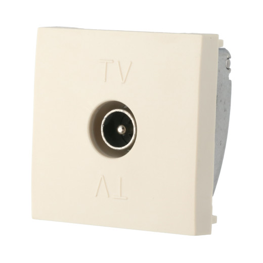 LK45 Розетка TV оконечная (бежевый)