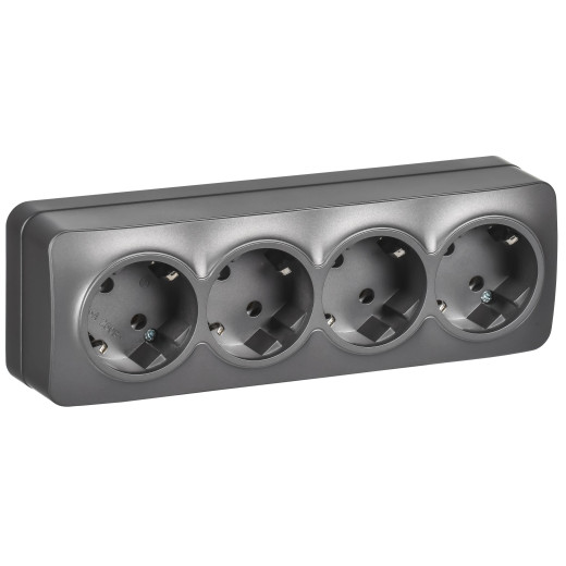 GLORY Роз. 4-я с з/к без з/ш о/у 16А РС24-3-ХСм сталь м. IEK