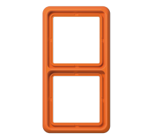 JUNG CD Оранжевая Рамка 2-ая ударопрочная