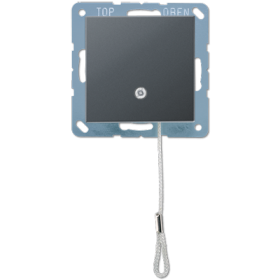 JUNG выключатель со шнурком, матовый антрацит