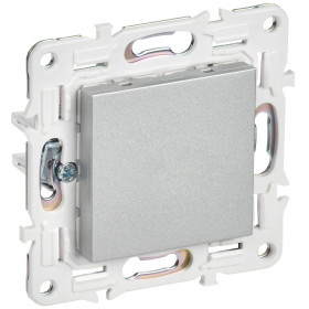 IEK SKANDY Серебряный Заглушка с суппортом SK-C01S