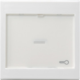 Gira S-55 Бел Клавиша 1-ая с полем для надписи