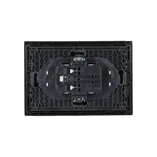 FORTE&PIANO Роз. 2-я без з/к з/ш б/к 10А FP126 чер. IEK