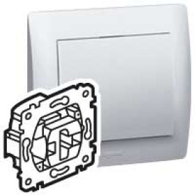 Legrand PRO 21 Мех Выключатель 1-клавишный 2-полюсной 16А.