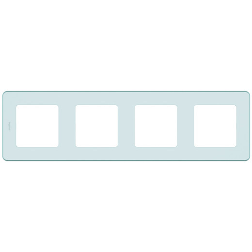 Рамка 4 поста - Legrand/Daccord Inspiria - мятный