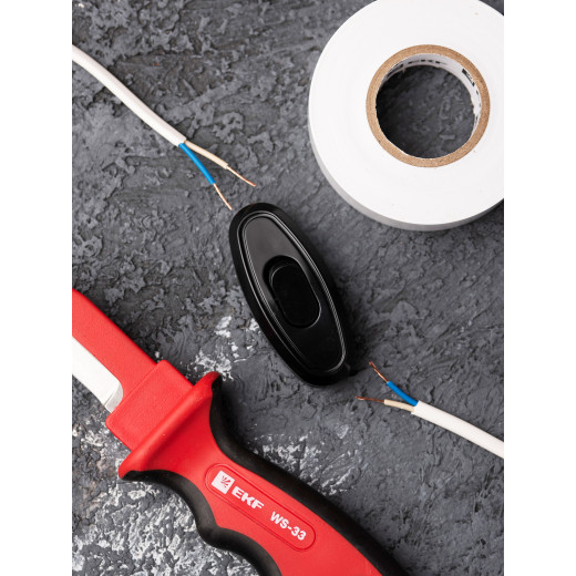 Переключатель бра черный 6А 250В EKF PROxima