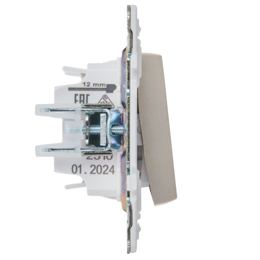 SKANDY Выключ. 1-кл. перекр. 10А SK-V03Sh шамп. IEK