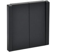 IEK FORTE&PIANO Черный Выключатель 2-кл перекрестный 10А FP109