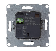 Legrand/Daccord SUNO Алюминий Зарядное устройство USB 2 выхода Тип С - Тип С.