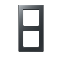JUNG A550 Матовый антрацит Рамка 2-ая для вертикальной и горизонтальной установки