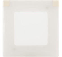 Legrand/Daccord INSPIRIA Слоновая кость Рамка с защитной крышкой IP 44.