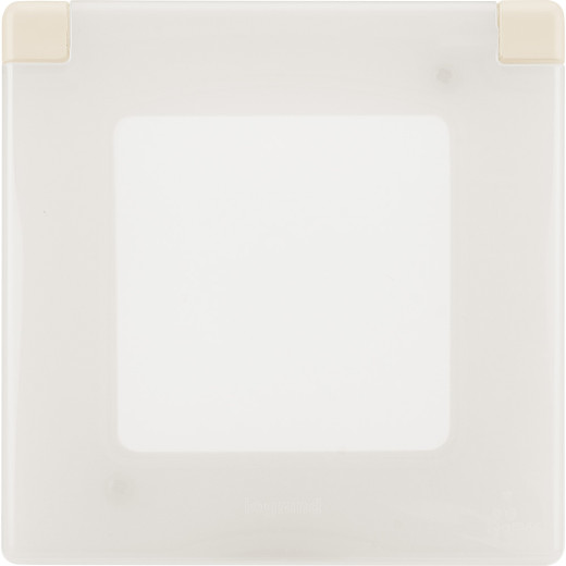 Рамка с защитной крышкой IP44 - Legrand Inspiria - слоновая кость