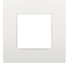 Niko Intense Белый Рамка на 1 пост