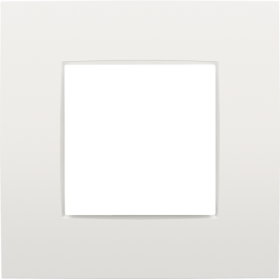 Niko Intense Белый Рамка на 1 пост