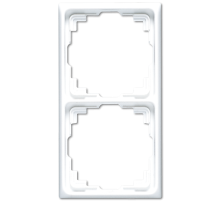 JUNG Рамка для инсталляции в кабельных каналах, 2-кратная белая