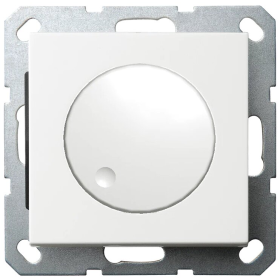 Jasmart G Белый глянцевый Диммер универсальный 3-500 Вт, LED 3-250 Вт, HV-500 Вт