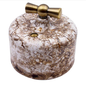 BIRONI Ришелье Керамика Мрамор Выключатель 1-кл.