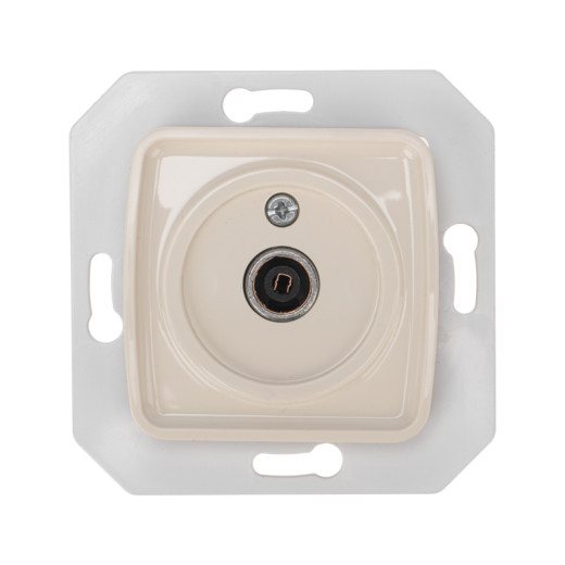 DEA Розетка TV Проxодная с/у меx. Беж KRANZ