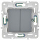 SKANDY Выключ. 2-кл. перекр. 10А SK-V06Gr сер. IEK