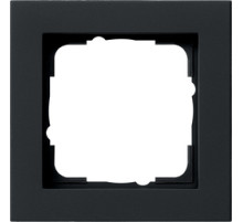 Gira E2 Черный матовый, Рамка 1-ая