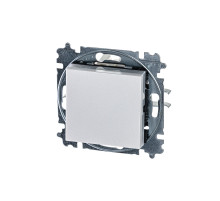 ABB EPJ Levit жемчуг / ледяной Выключатель 1-клавишный