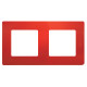 Рамка 2 поста - Legrand Etika - красный