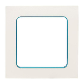 EKF PROxima Стокгольм Белый Линия синяя Рамка 1-ая.