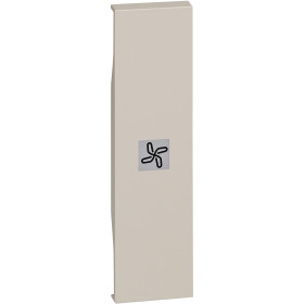 BT Living now Песочный Лицевая панель с символом вентилятор для выключ и переключ 1 мод.