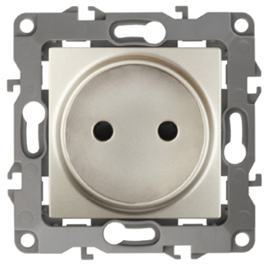 Розетка ЭРА Серия 12 12-2105-04 2P 16A-250В IP20 шампань