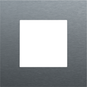 Niko Pure Металл Свинцово-серый Рамка на 1 пост