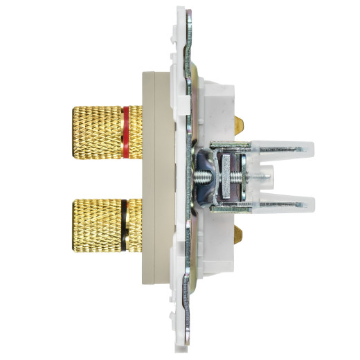 SKANDY Аудиорозетка 4-мест. SK-A01B беж. IEK